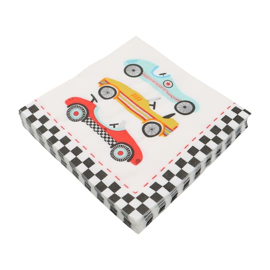 Race Cars Beverage Napkins, 20ct. by Celebrate It™